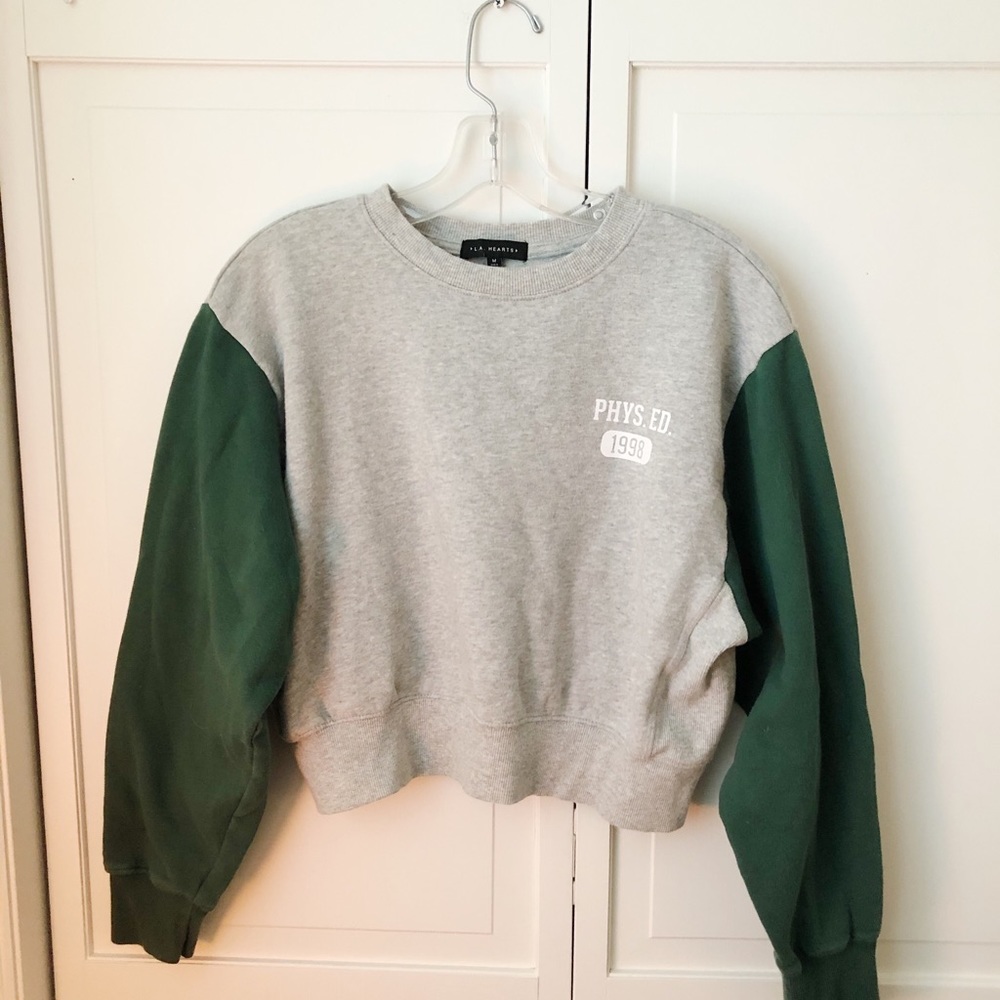 LA Hearts Crop Sweater